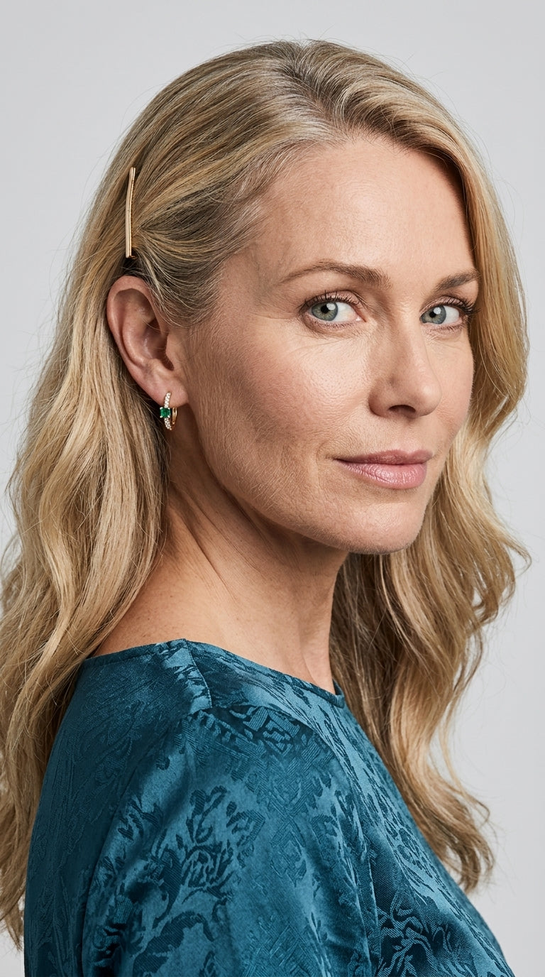 Luxury Lab-Created Emerald Earrings