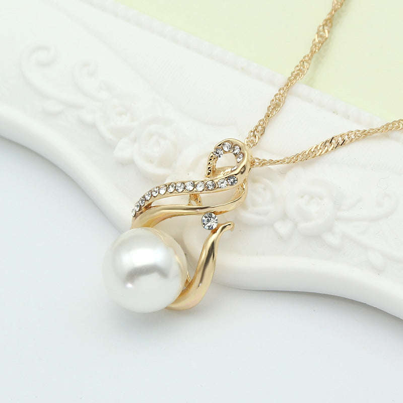 Pearl Necklace And Earrings Set Popular Dinner Bridal Accessories LaDidier Jewelry