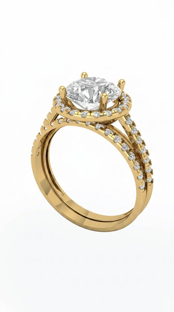 Gold Plated Classic Couple Rings