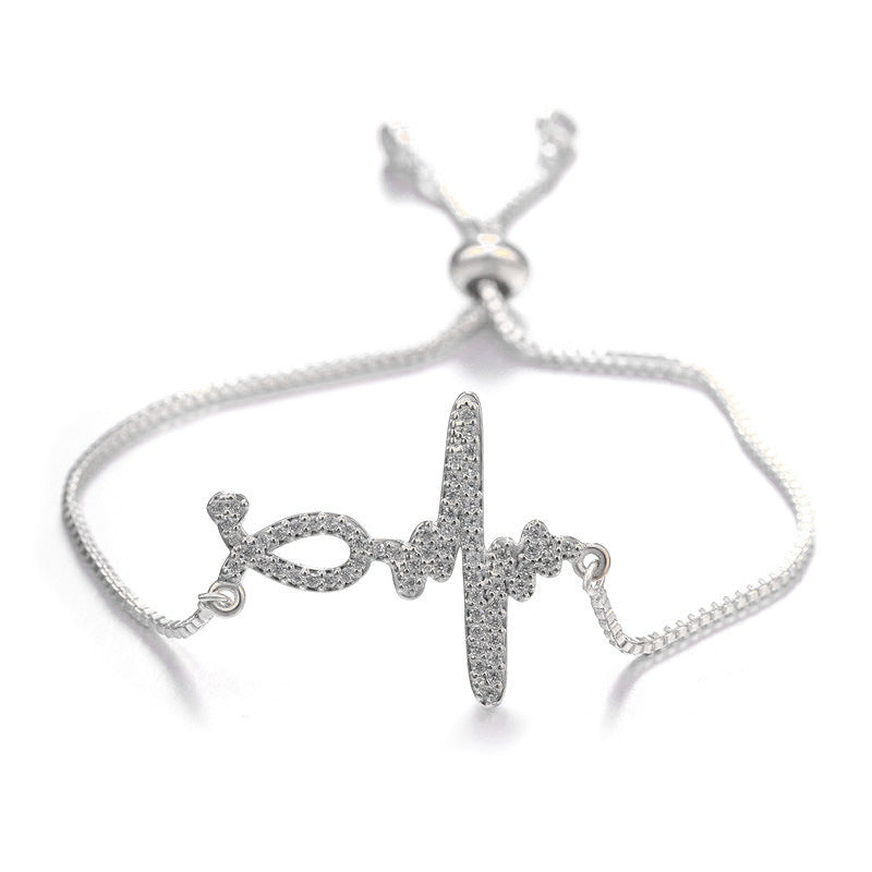 Honey Adjustable Heart Bracelet