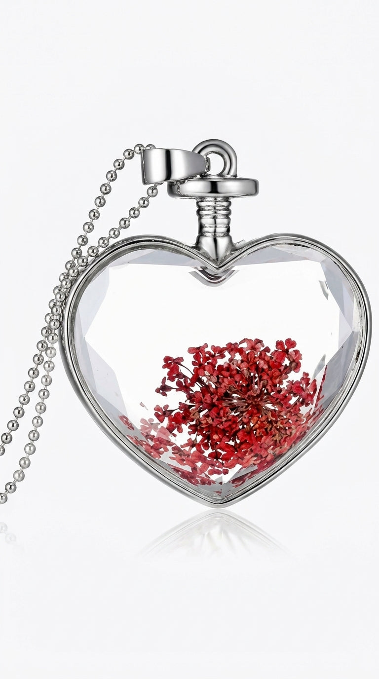 Fashion Glass Pendant Necklaces