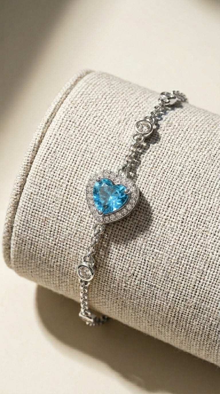 1 Carat Moissanite 925 Sterling Silver Bracelet