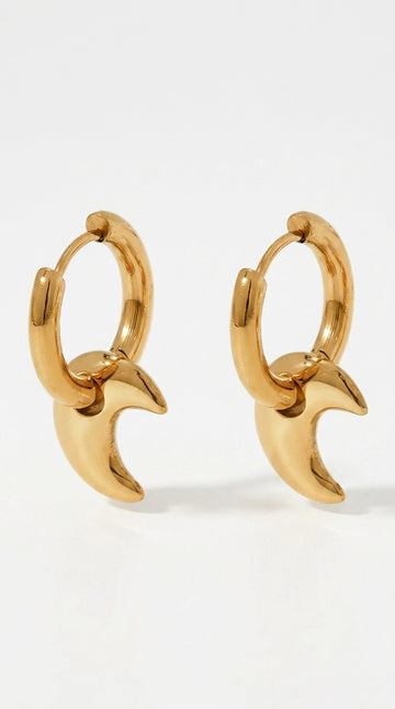 XINGX Earrings Stainless Steel Glossy Earrings