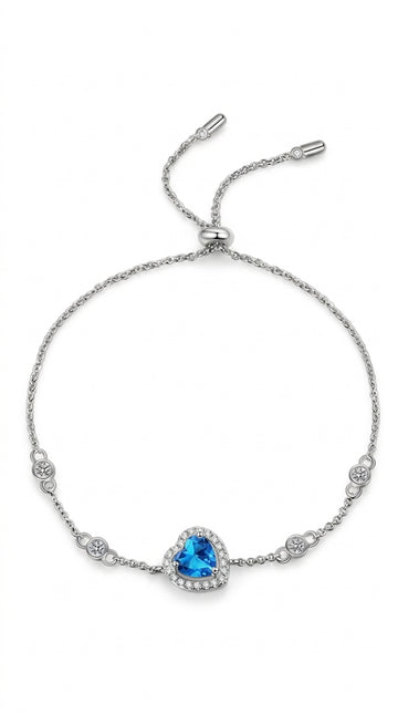 1 Carat Moissanite 925 Sterling Silver Bracelet