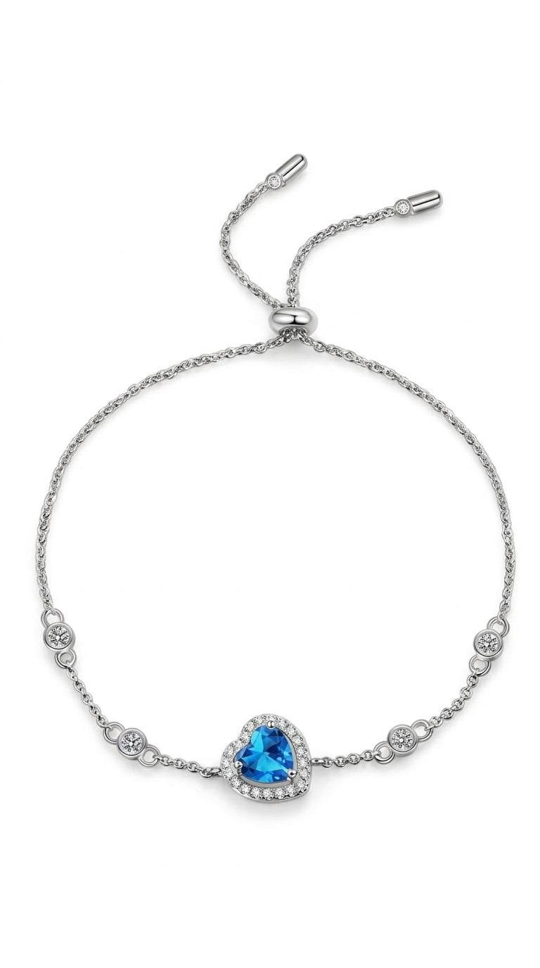 1 Carat Moissanite 925 Sterling Silver Bracelet