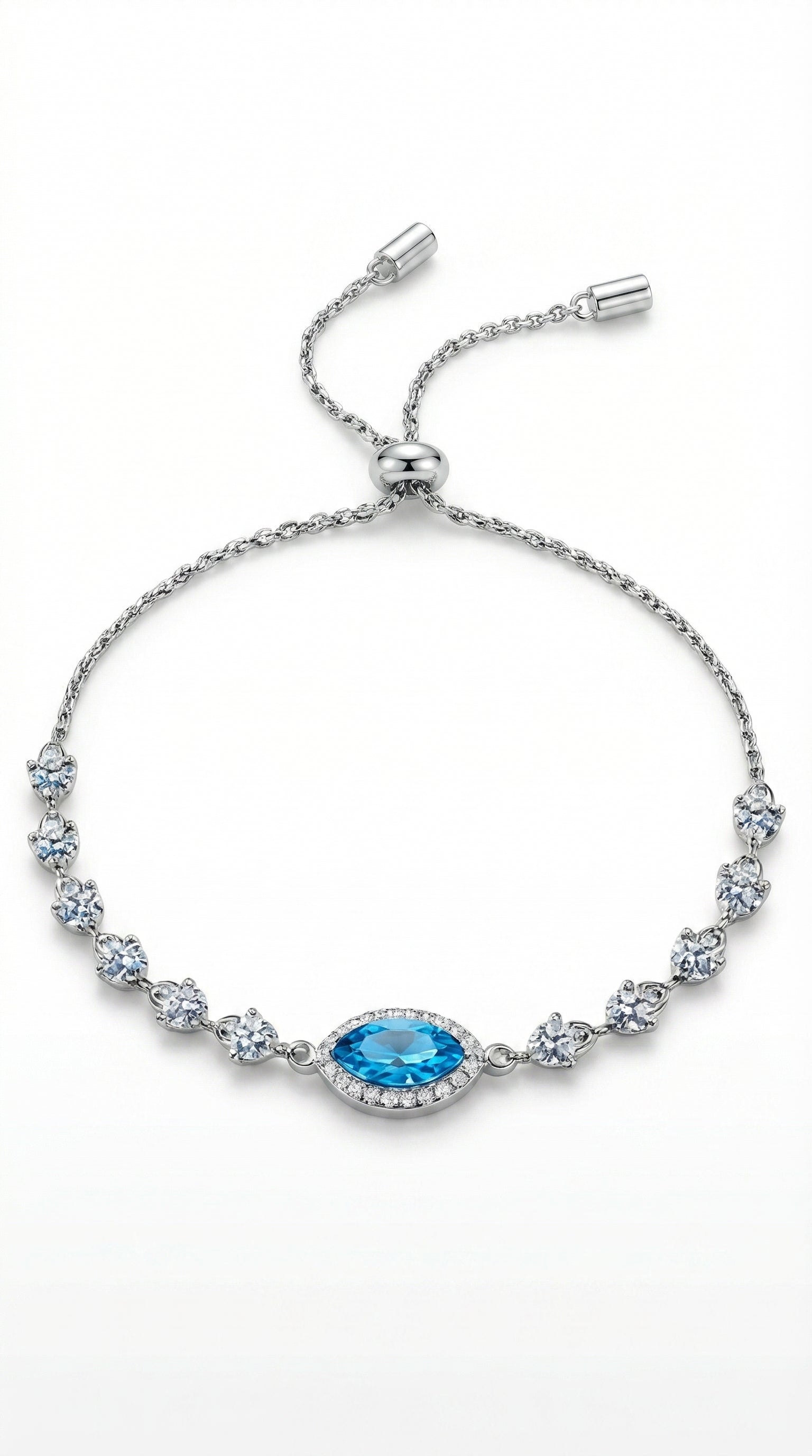 1 Carat Moissanite 925 Sterling Silver Bracelet