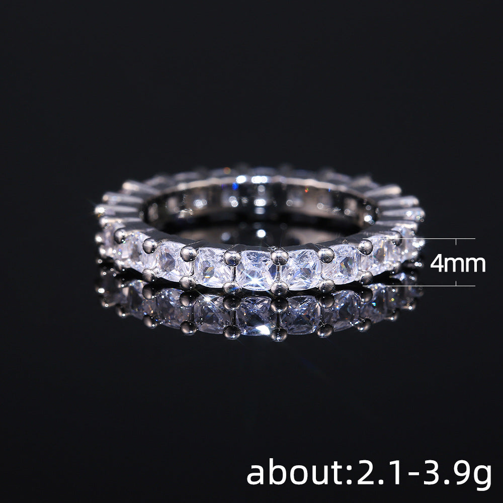 Silver Plated Jewelry Hundred Matching Rings