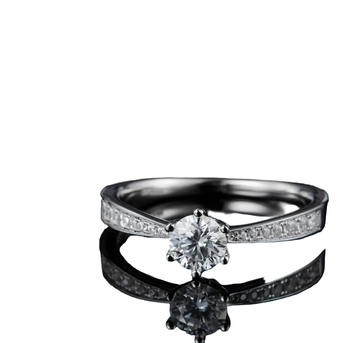 Moissanite 925 Sterling Silver Ring