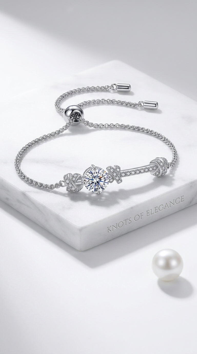 2 Carat Moissanite 925 Sterling Silver Bracelet