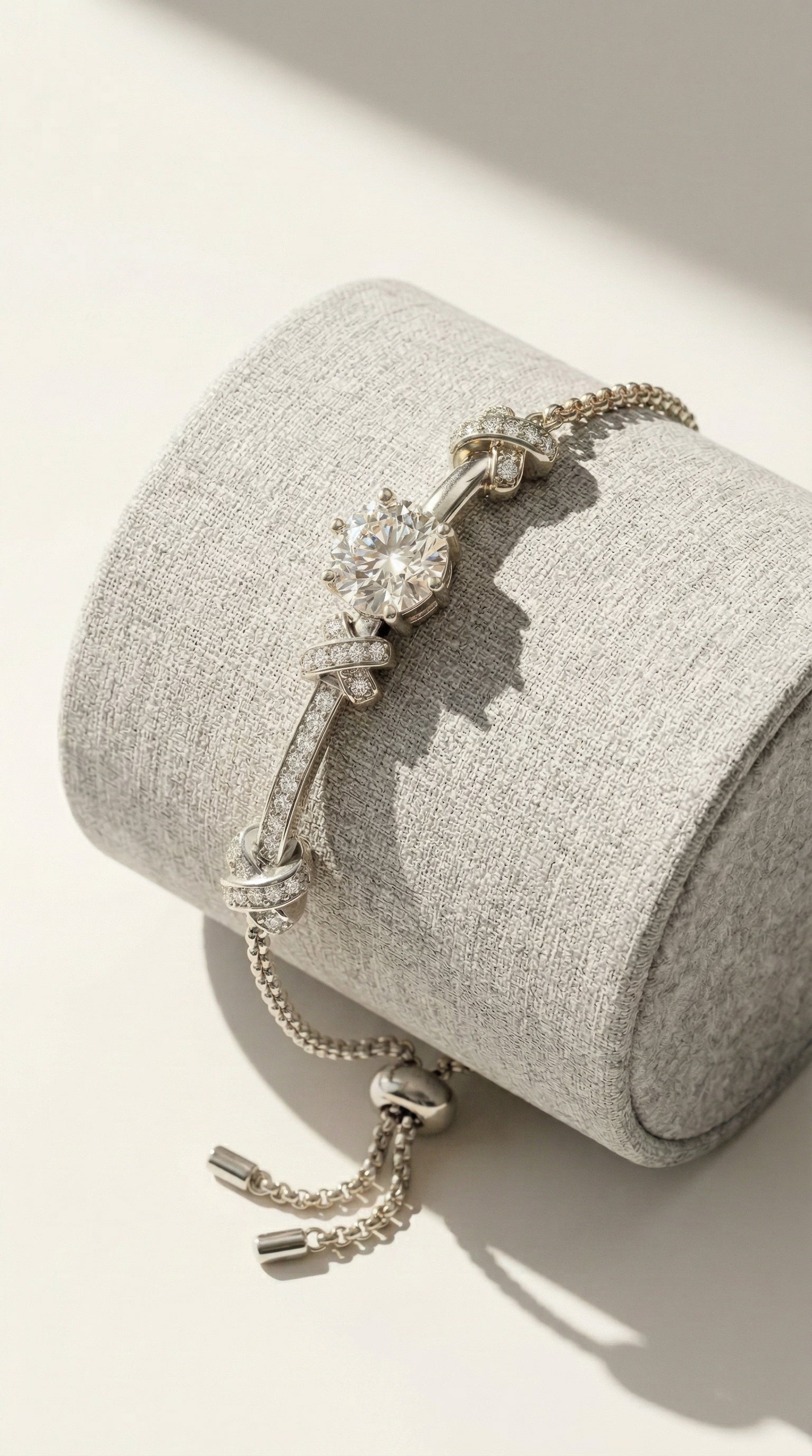 2 Carat Moissanite 925 Sterling Silver Bracelet