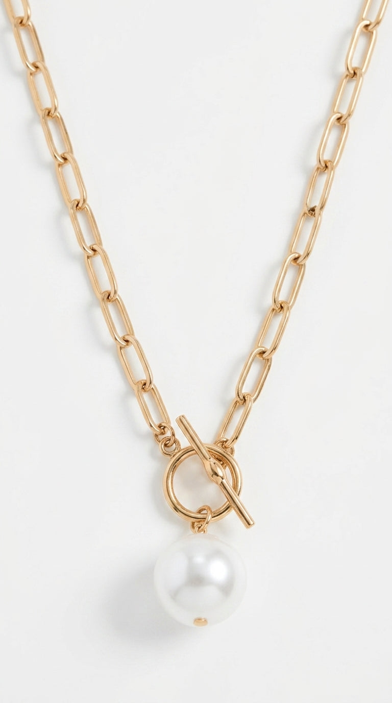 Quality Punk Simulated Pearl Pendant Necklaces for Women