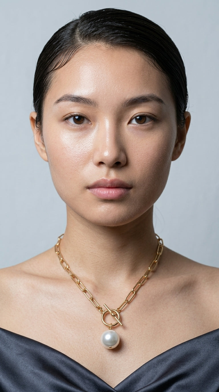 Quality Punk Simulated Pearl Pendant Necklaces for Women