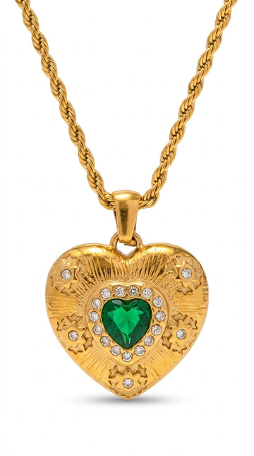 Caelus Gold Heart Necklace