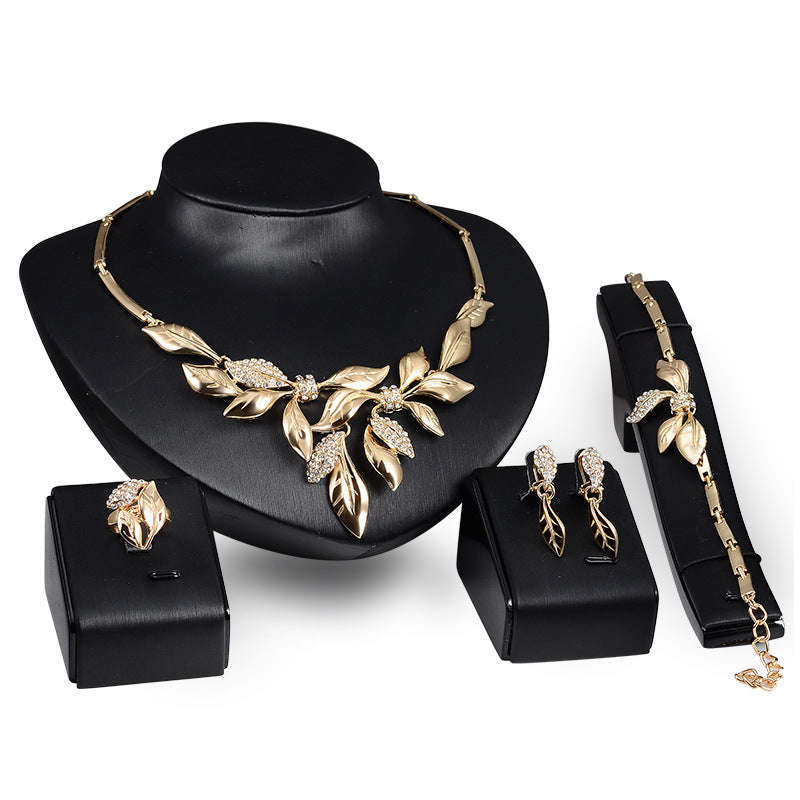 New Four-piece Bridal Wedding Jewelry Set LaDidier Jewelry