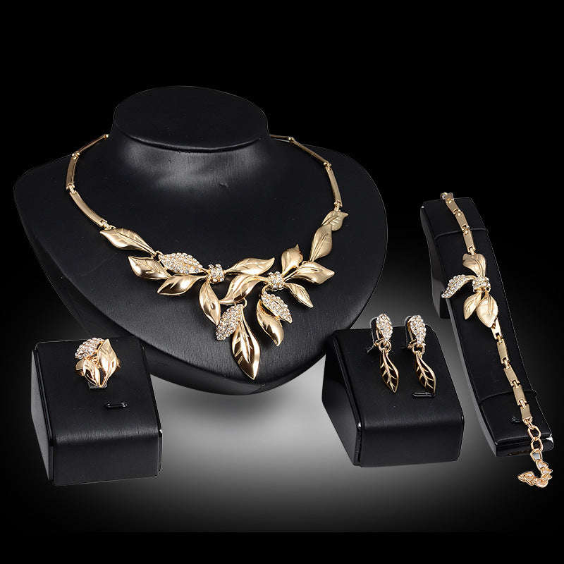 New Four-piece Bridal Wedding Jewelry Set LaDidier Jewelry