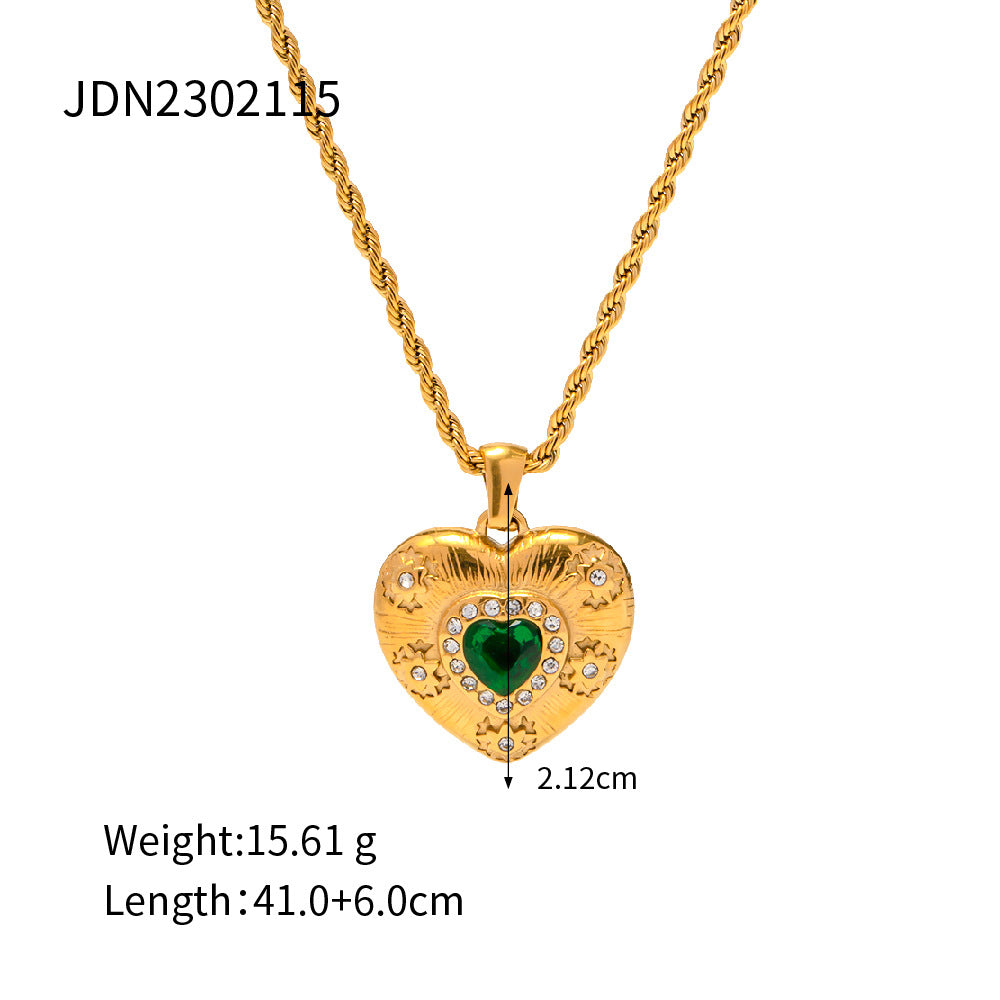 Caelus Gold Heart Necklace