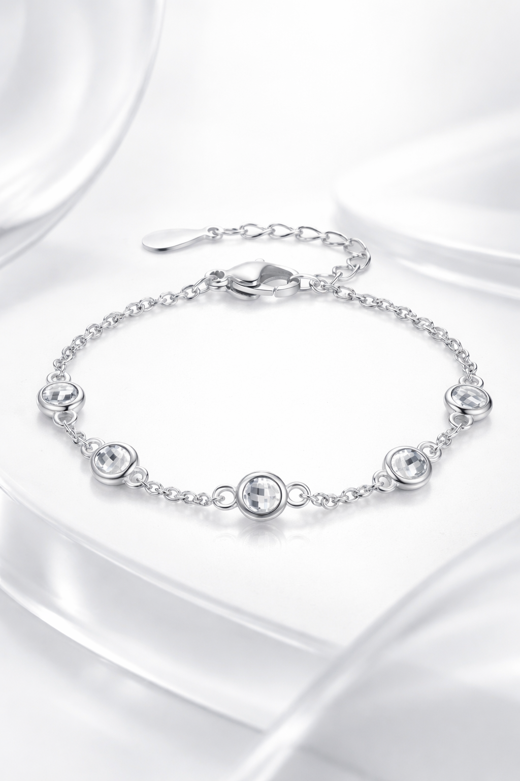 Bracelets 925 Silver Jewelry with Zircon Gemstone Accessories