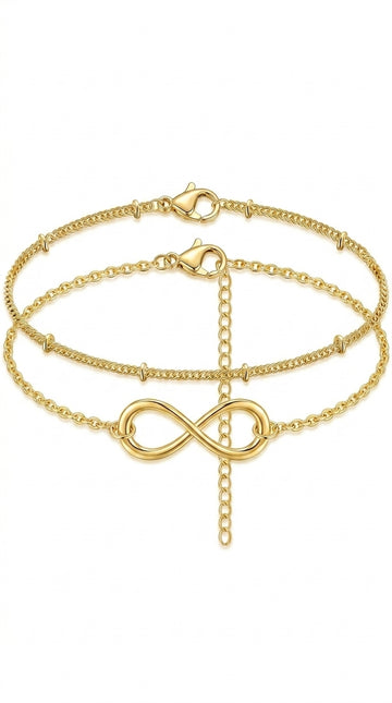 Dainty Gold Bracelets For Women, 14K Gold Filled Adjustable Layered Bracelet Cute Oval Chain  Bar Gold Bracelets For Women Jewelry