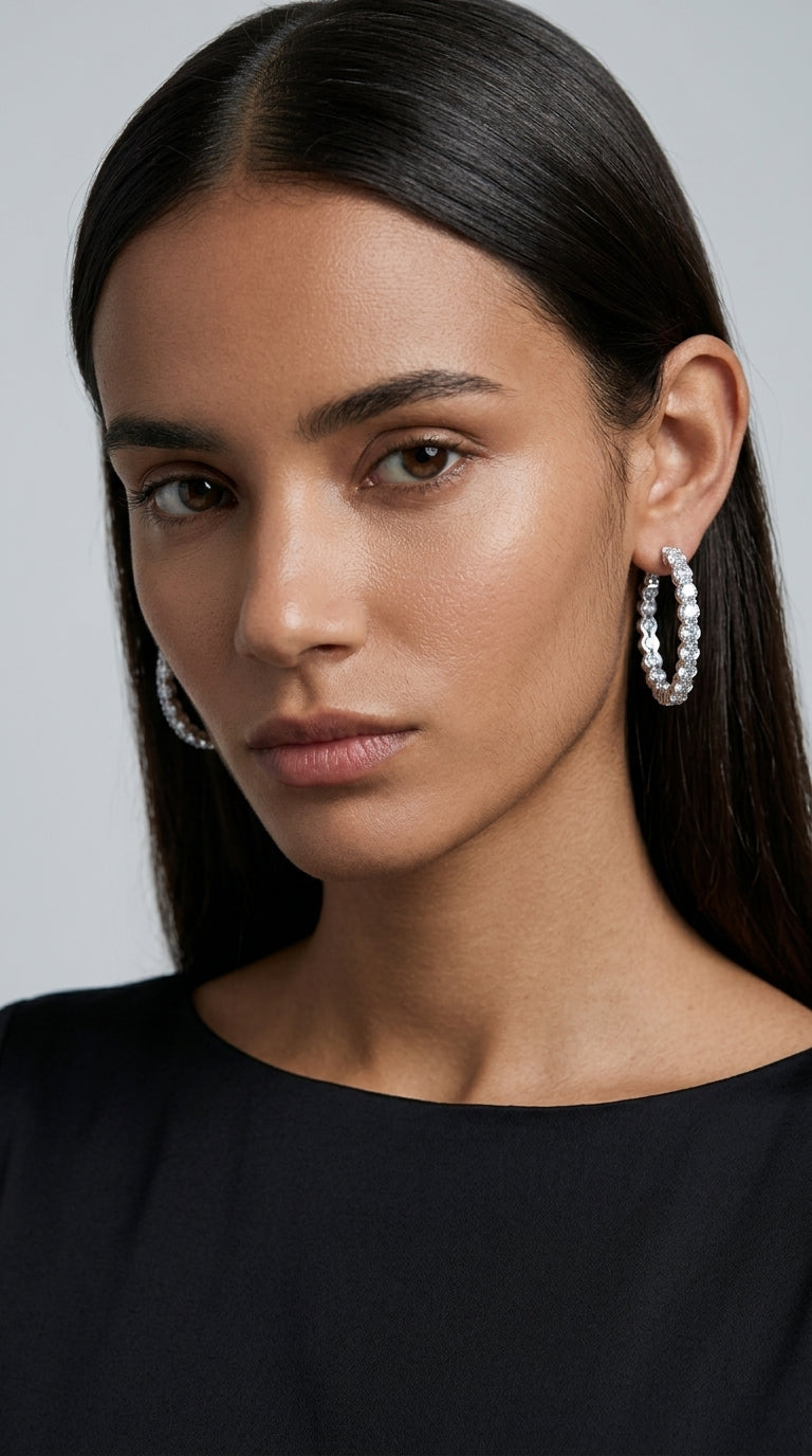 Crystal Earrings - Versatile Stud Earrings