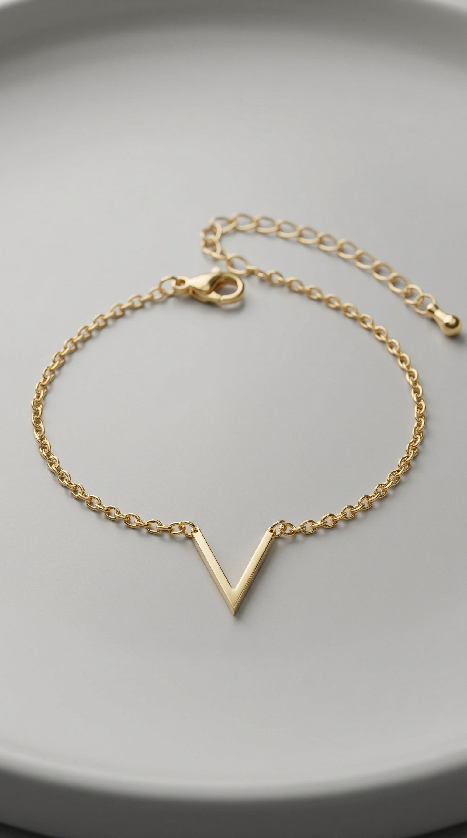V Bracelets For Women  Stainless Steel Chain