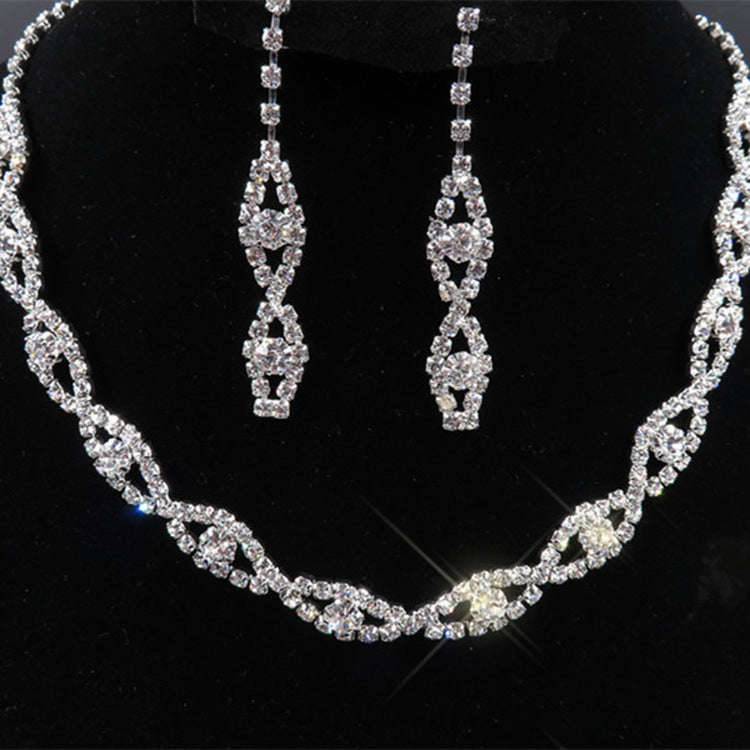Two pieces of jewelry set, fashion bride jewelry set, electroplating alloy elegant jewelry LaDidier Jewelry