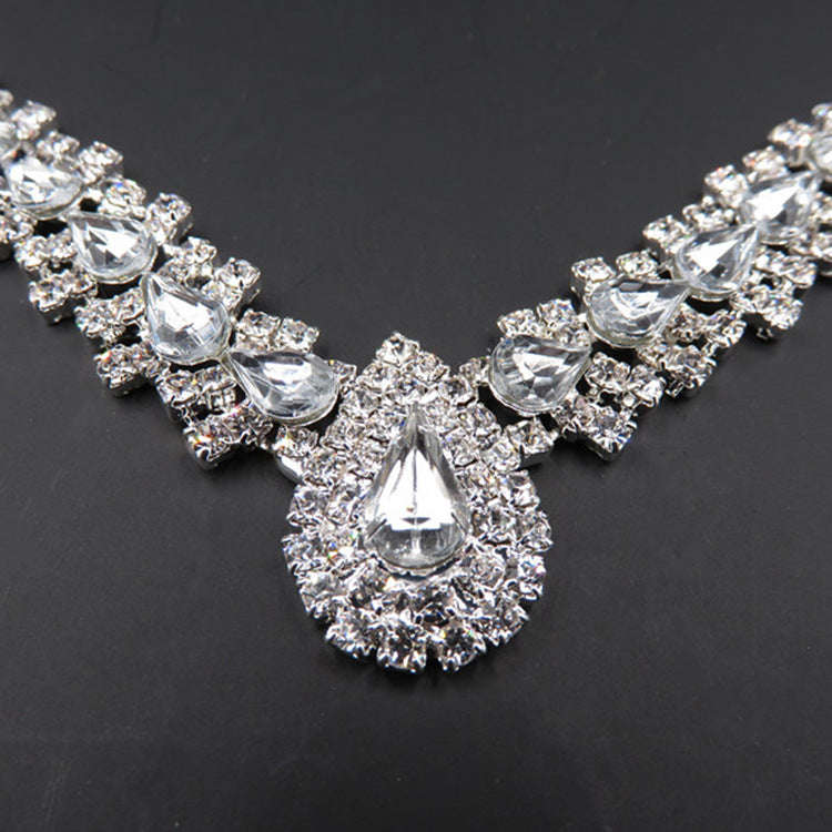 Bride Wedding Accessories Earrings Set Drop Necklace LaDidier Jewelry