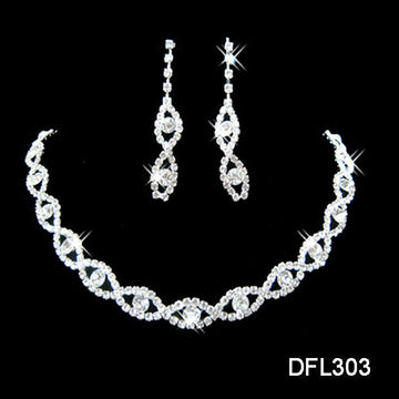 Two pieces of jewelry set, fashion bride jewelry set, electroplating alloy elegant jewelry LaDidier Jewelry