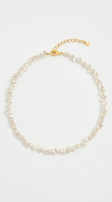Pearl Necklaces For Women Chunky Pearl Choker Necklaces Baroque Pearl Necklace Dainty White Pearl Beaded Necklace Vintage Pearl Charm Choker Necklace Birthday Wedding Jewelry For Women