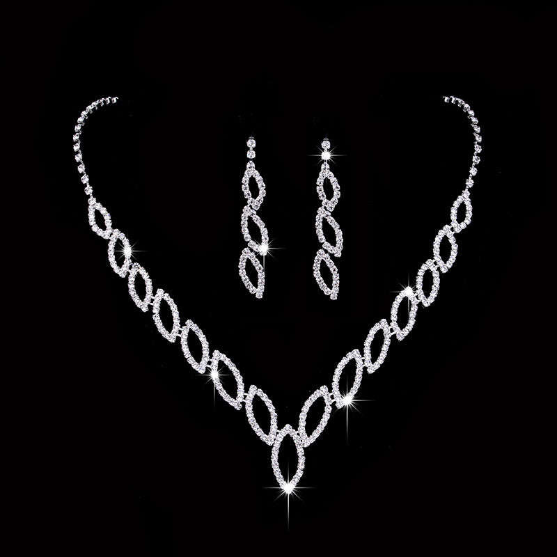 Wedding Photography Jewelry Classic Kiss EARRINGS NECKLACE BRIDAL LaDidier Jewelry