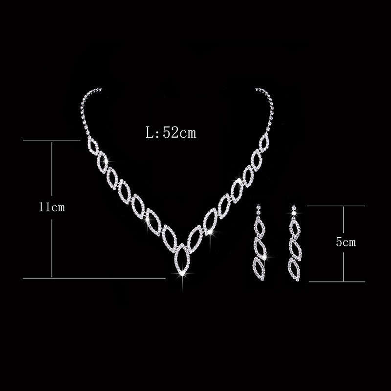Wedding Photography Jewelry Classic Kiss EARRINGS NECKLACE BRIDAL LaDidier Jewelry