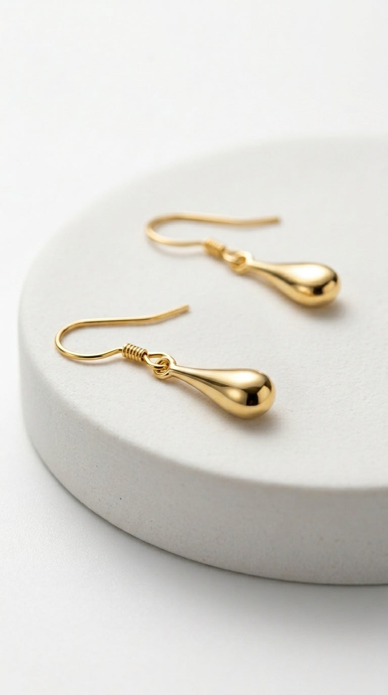 ToHeart Tear Drop Earrings Jewelry Drop Earrings Lightweight Gold Earrings Dangle Gifts Bff Birthday