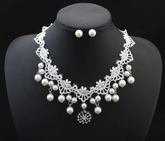 Fashion Elegant jewelry Bride Wedding Accessories, Necklace Pearl LaDidier Jewelry