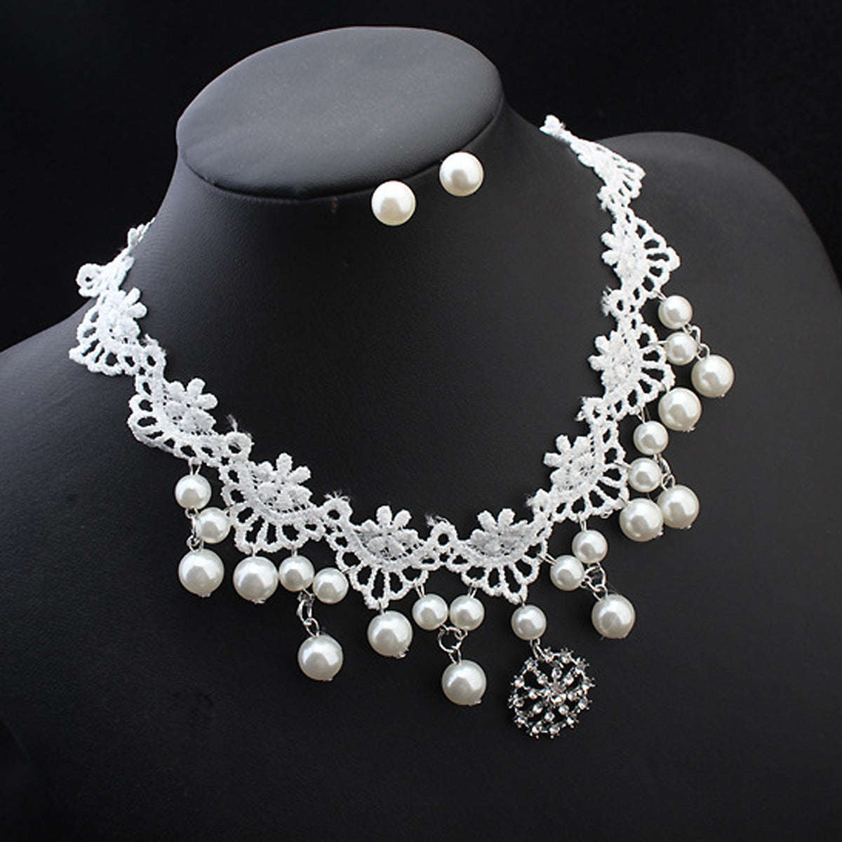 Fashion Elegant jewelry Bride Wedding Accessories, Necklace Pearl LaDidier Jewelry