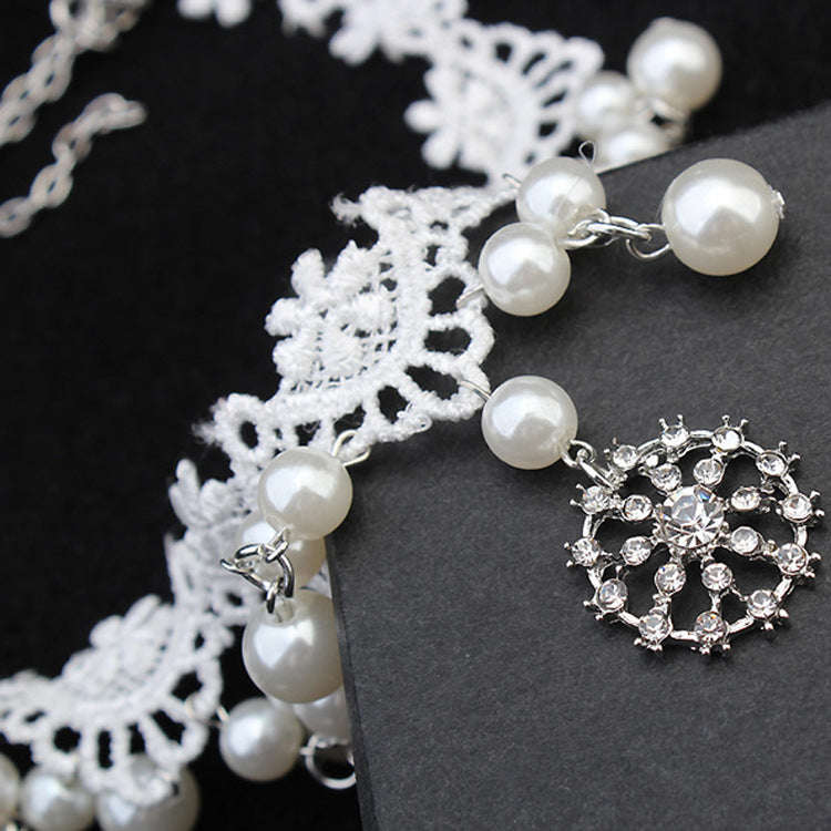 Fashion Elegant jewelry Bride Wedding Accessories, Necklace Pearl LaDidier Jewelry