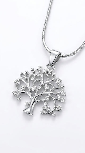Big Tree Of Life Pendant Necklaces Drilling CZ Zircon Multi Layers Chains Long Necklace Jewelry Gifts For Her