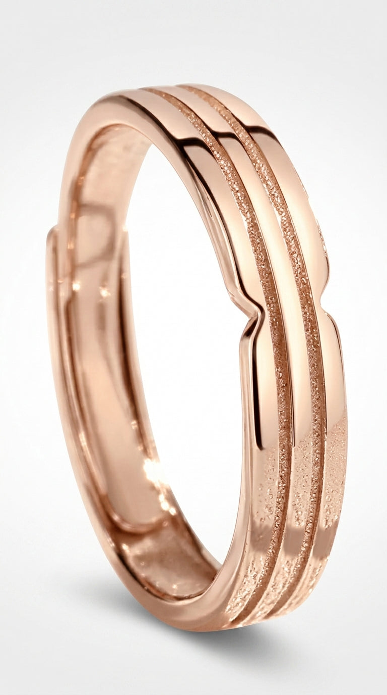Minimalist and Versatile Couples' Rings Design