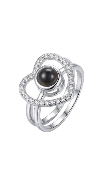 Languages Projection I Love You Couple Rings