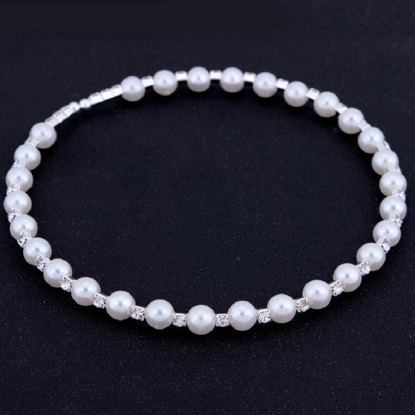 Bridal accessories handmade pearls, Rhinestone necklaces, necklaces, bracelets, earrings