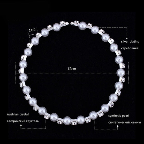 Bridal accessories handmade pearls, Rhinestone necklaces, necklaces, bracelets, earrings