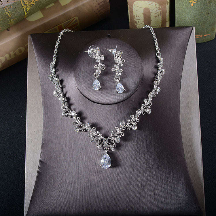 Bridal Rhinestone Earrings, Necklace, Bridal Jewelry, Wedding Tiara, Accessories LaDidier Jewelry