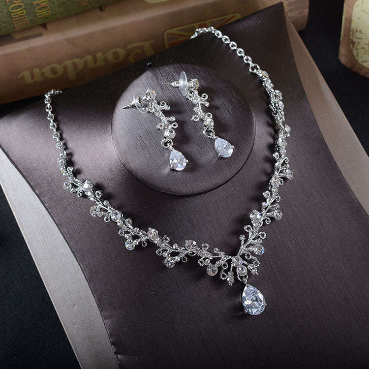 Bridal Rhinestone Earrings, Necklace, Bridal Jewelry, Wedding Tiara, Accessories LaDidier Jewelry