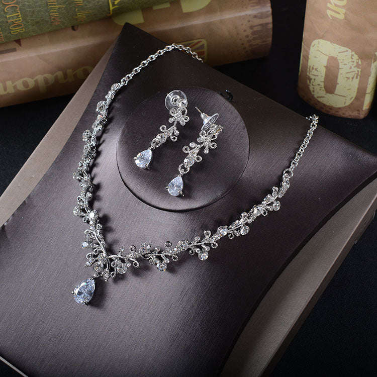 Bridal Rhinestone Earrings, Necklace, Bridal Jewelry, Wedding Tiara, Accessories LaDidier Jewelry