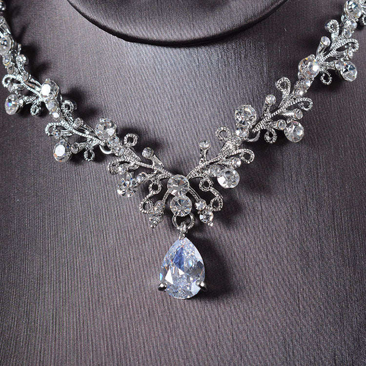 Bridal Rhinestone Earrings, Necklace, Bridal Jewelry, Wedding Tiara, Accessories LaDidier Jewelry