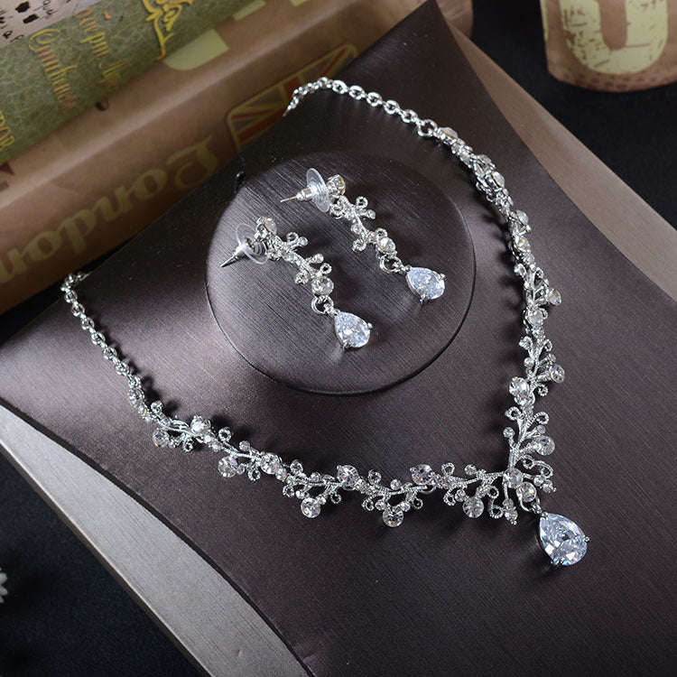Bridal Rhinestone Earrings, Necklace, Bridal Jewelry, Wedding Tiara, Accessories LaDidier Jewelry
