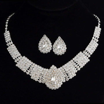 Full Drill Bridal Suite Necklace LaDidier Jewelry