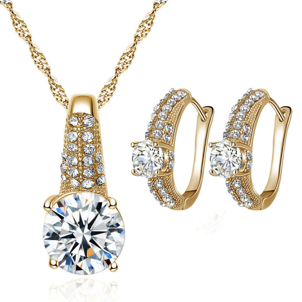 Bridal Necklace And Earrings Jewelry Set LaDidier Jewelry