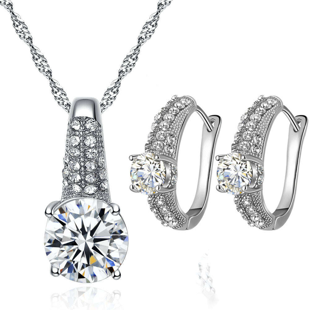 Bridal Necklace And Earrings Jewelry Set LaDidier Jewelry