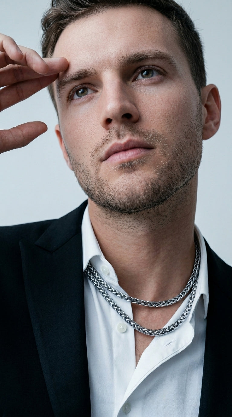 Titanium steel necklaces for Men