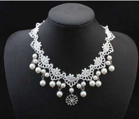 Fashion Elegant jewelry Bride Wedding Accessories, Necklace Pearl LaDidier Jewelry