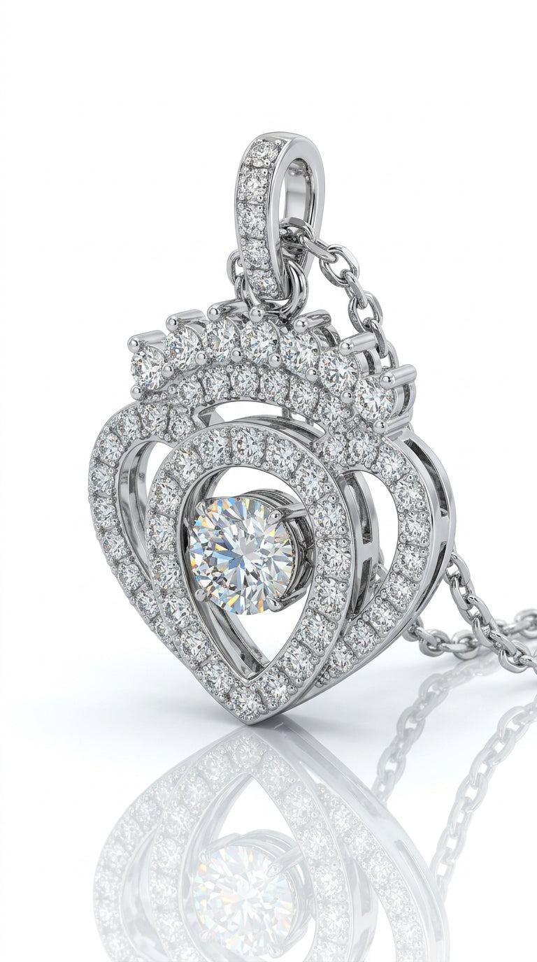 Moissanite 925 Sterling Silver Necklace